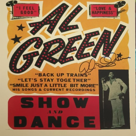 1984 Al Green Signed Original Concert Poster REPRODUCTIONS (RP) - Picture 4 of 5